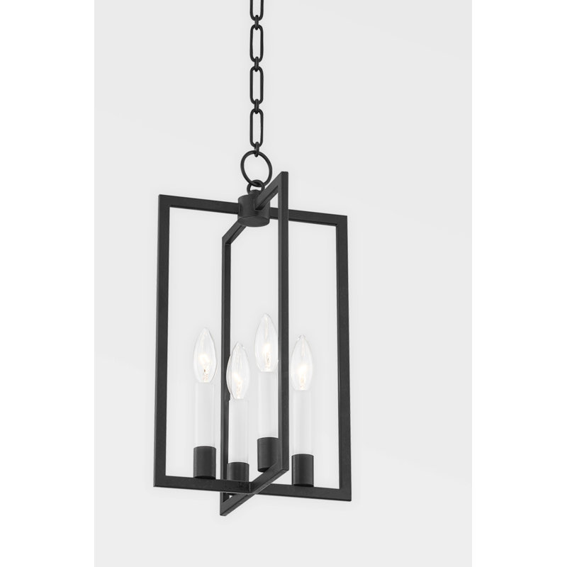 Middleborough Lantern by Mark D. Sikes, 16.5" H x 10" W x 10" D, Aged Iron