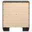 Table de chevet rectangulaire moderne avec 2 tiroirs - Taupe délavé-2001000727