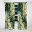 «Green Luxury Abstract Fluid Art I» - Rideau abstrait occultant - 1 panneau-107808350