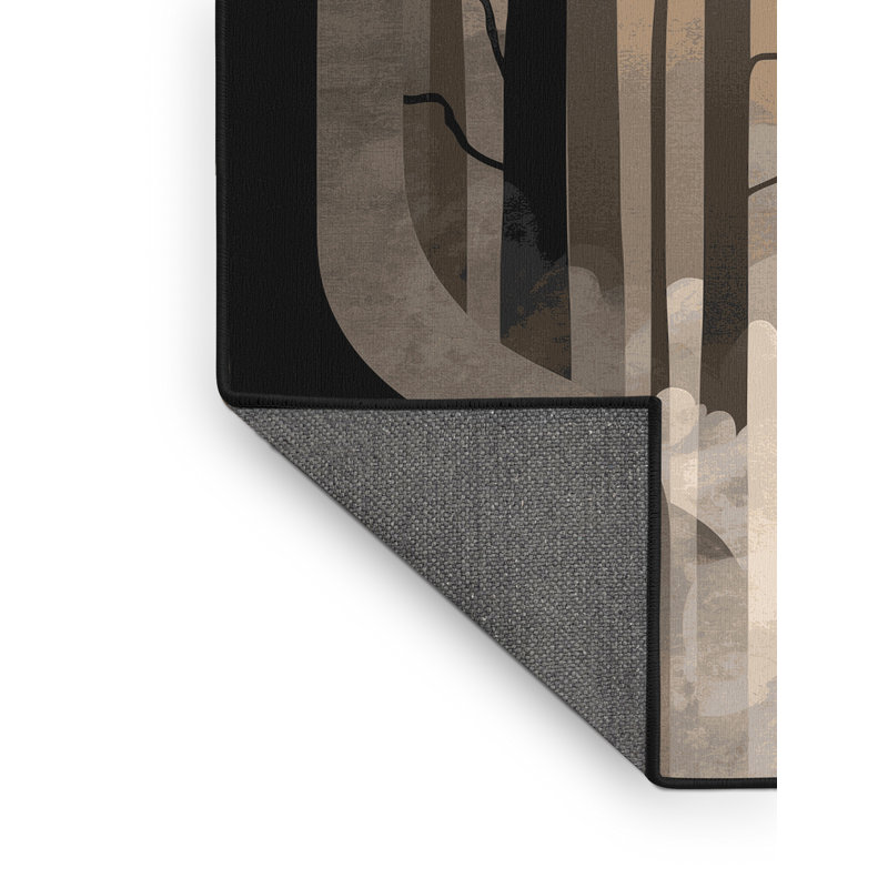 Tapis beige moelleux moelleux et minimaliste beige, 8 x 12