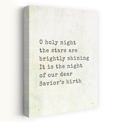 O Holy Night Abstract Contemporary Winter Art