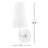 Tropez Steel Armed Sconce-190802784