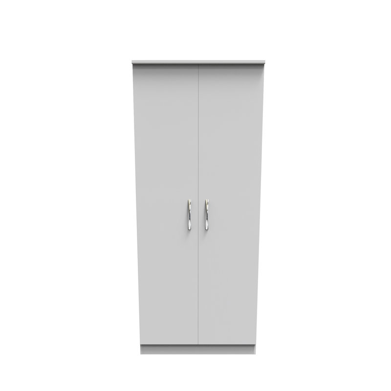 Fully Assembled Avon 2 Door Wardrobe, White