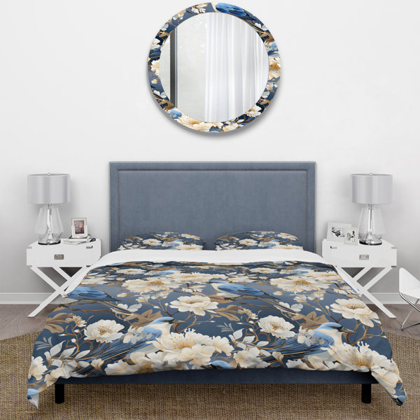 East Urban Home Cholette Floral Duvet Cover Set | Wayfair