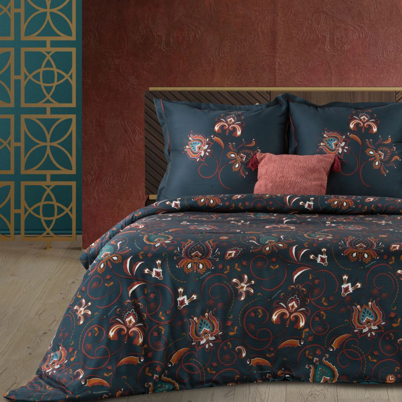 Marnie Cotton Floral Duvet Cover with Pillowcases
