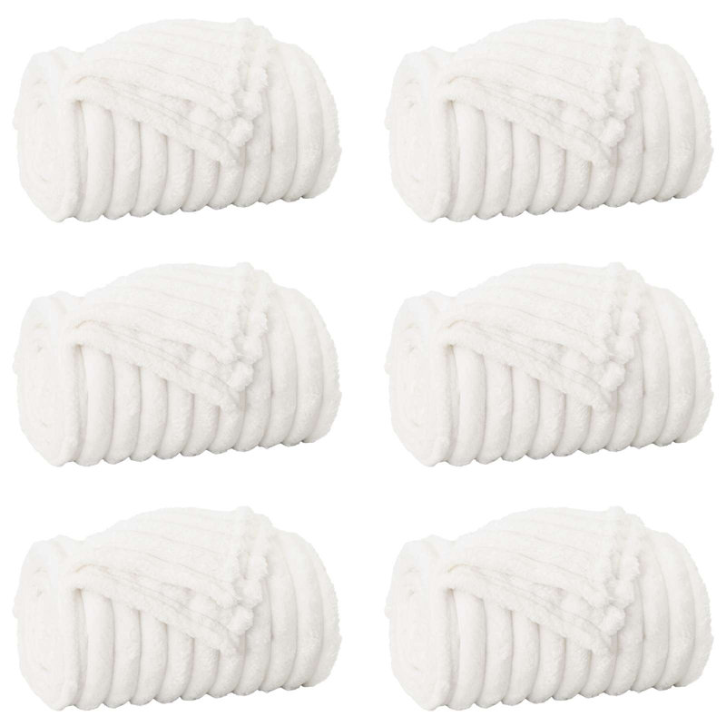 3.2-43 Throw Blanket, 200cm x 150cm, White
