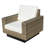 Ravinia 4-Piece Wicker Outdoor Seating Group with Sunbrella Cushions