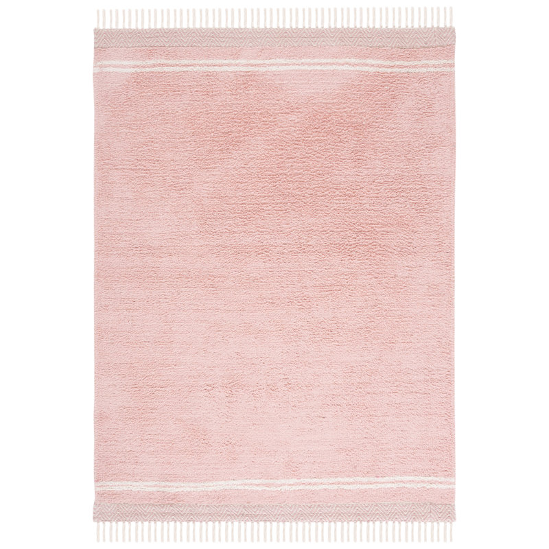Tapis rose / ivoire Easy Care 211, Rectangle 4 pi x 6 pi