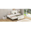 Lit plateforme double avec lit gigogne et lit gigogne double
