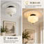 Plafonnier semi-encastré Milk Glass-580858446