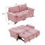 Canapé-lit convertible en velours de 73 pouces avec matelas convertible confortable pour des espaces de vie polyvalents-133234340