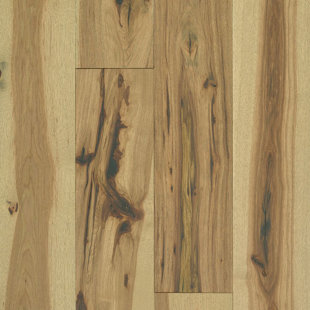 Parquet en bois d'ingénierie brossé Chevalry Hickory l 7 po x T 11,3 mm x longueurs variables