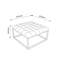 Ava 87cm Wide Velvet Tufted Square Footstool Ottoman-61175127