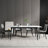 Demi-Mae 63'' Dining Table for 4 to 8 - High Hardness,Smudge Resistance,Fireproof,High Temperature Resistance - New Sintered Stone Material Rectangle Dining Table-660004085-660475211
