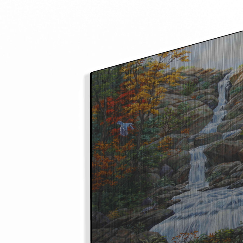 «Black Bear Falls» par Crista Forest, H 16 po x l 24 po