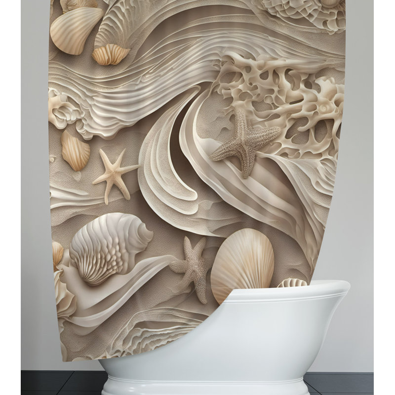 Rideau de douche Deelip, L 70 po x L 72 po