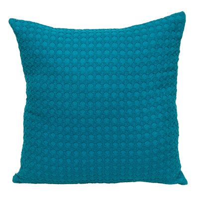 HomeRoots Textured Cotton Reversible Throw Pillow