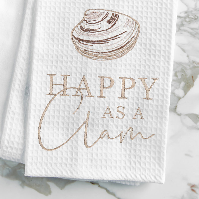 Serviette Happy As A Clam
