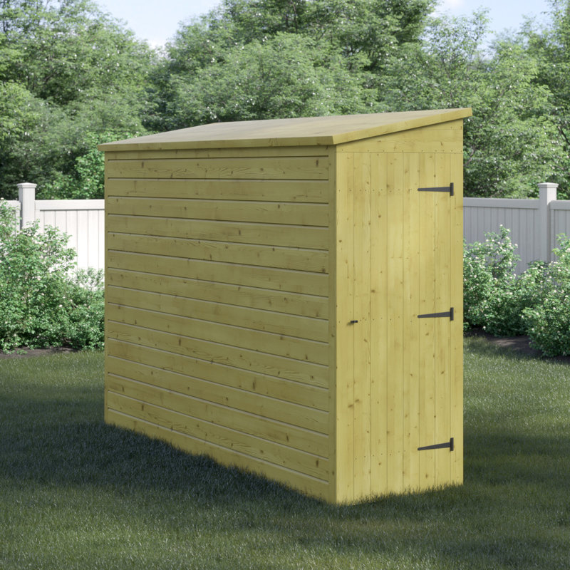 Shiplap Pent Wooden Shed, 3ft. W x 9ft. D