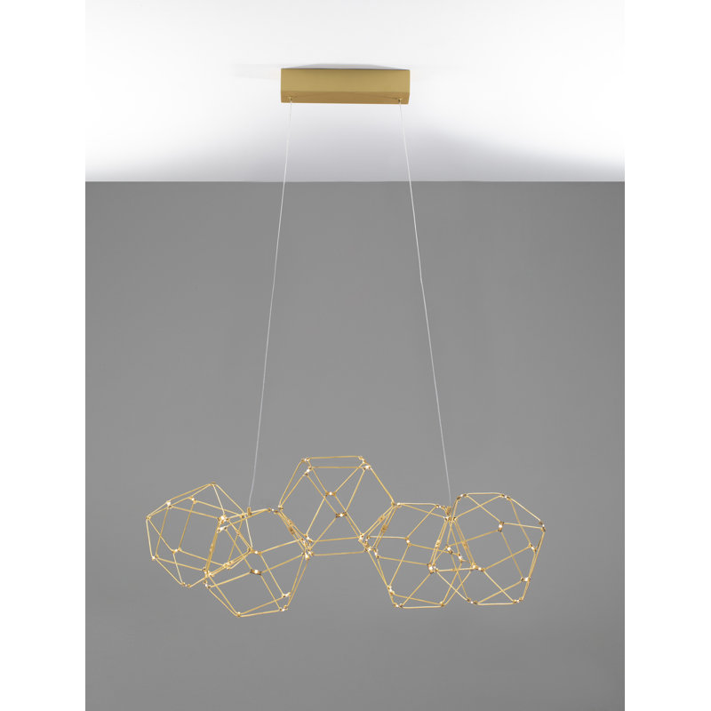 - Light Gold LED Novelty Pendant