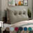 Sit-up Back Comfort 100% Cotton Velvet Wedge Headboard Reading Pillow with Removable & Washable Cover Compression-101499147-101499151