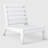 Deep Seating Armless Chair With Cushions-477241490-477241488
