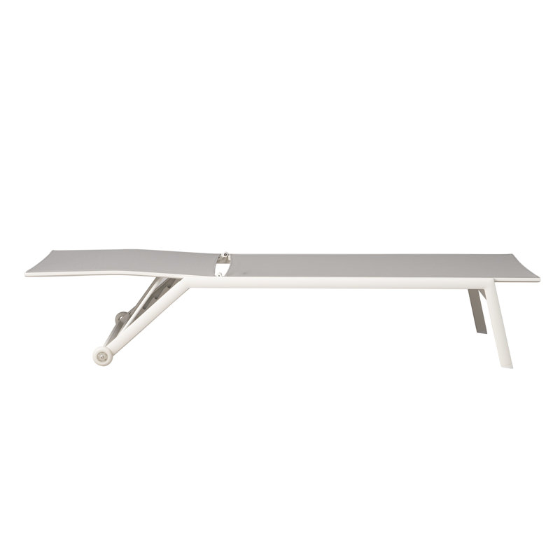 Stacking Chaise-Set Of 2, Matte White