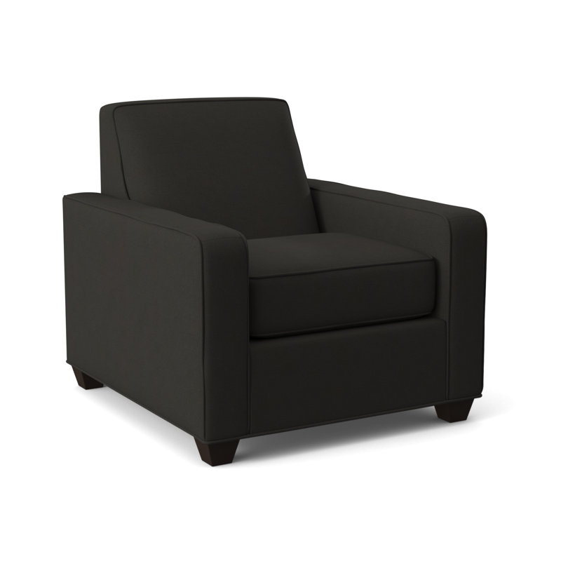 Avery Upholstered Armchair, Cafelle, Dillon Black