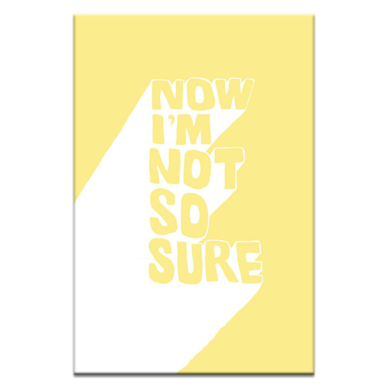 Now I'm Not So Sure by Steve Leadbeater - Wrapped Canvas Print