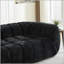 Deep-Seat Chenille Pure Foam Sofa, Modern Quilted Cloud Sofa for Living Rooms, Bedrooms, and Apartments-808250243