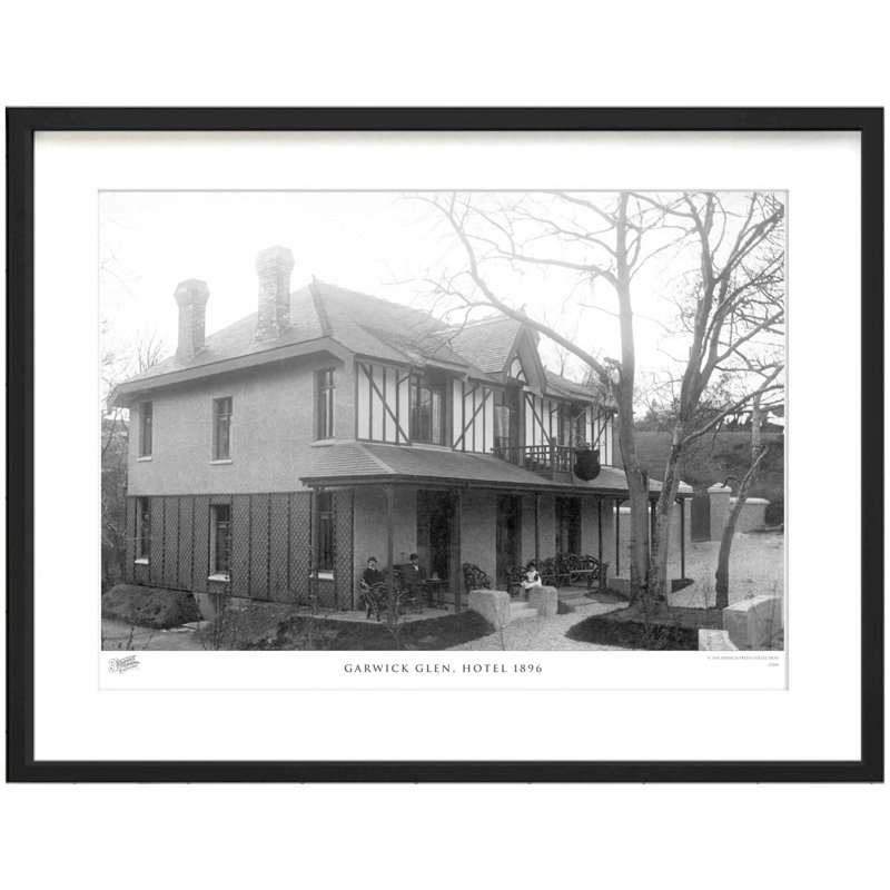 Garwick Glen, Hotel 1896 by Francis Frith - Single Picture Frame Print, 40cm H x 50cm W x 2.3cm D
