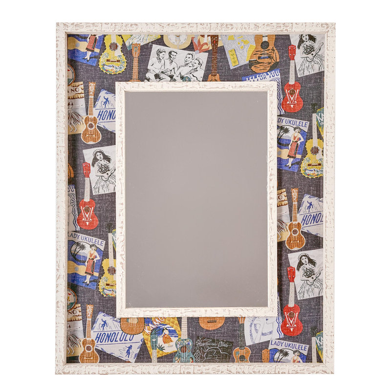Miroir à double cadre avec laque Kona Coast by Reyn Spooner Don's Collection - 22 po x 28 po