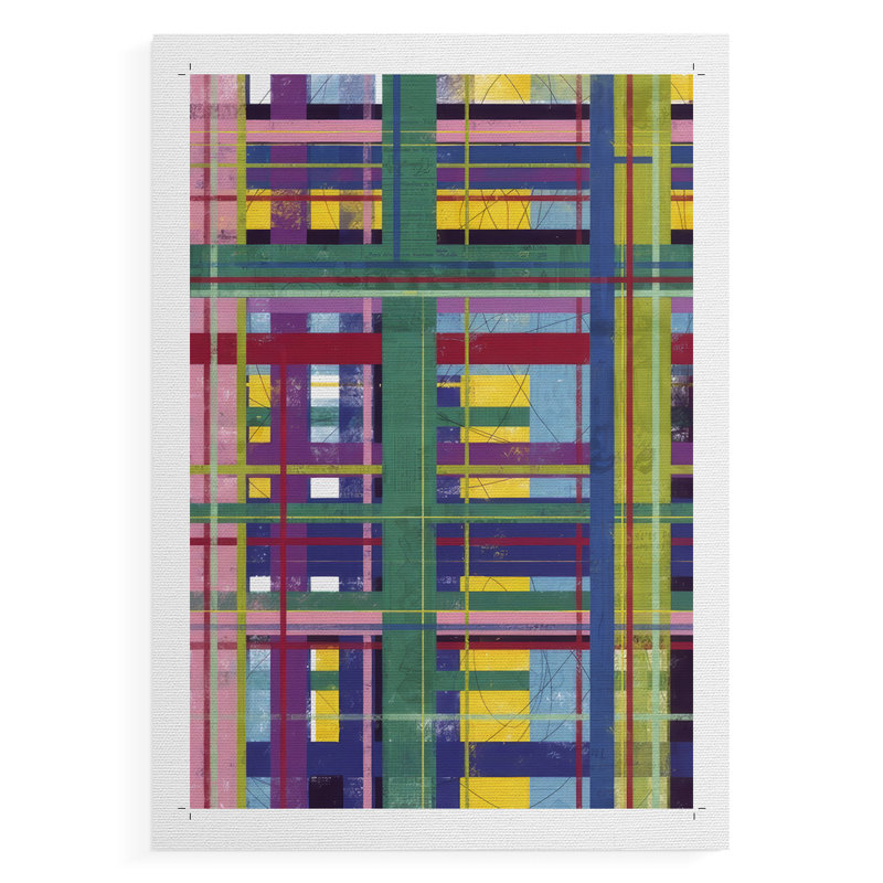Échafaudage en couleur I - Impression sur toile seulement - NON-CADRE, H 60 po x l 40 po