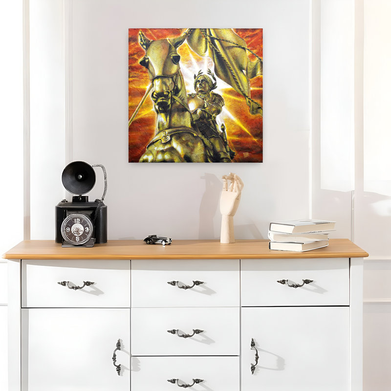 Art contemporain Art cheval contemporain, H 18 po x l 18 po