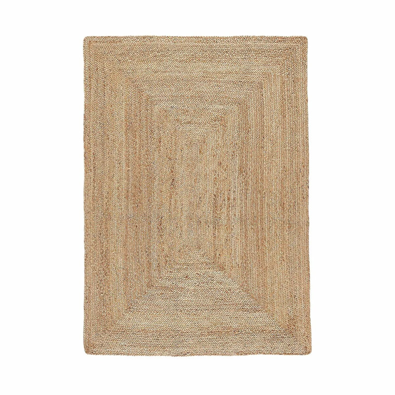 Buscher Solid Colour Jute / Sisal Hand Woven Area Rug, Round 150cm