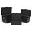 Sable Set of 3 Trunks with Gold Handles-2046904637