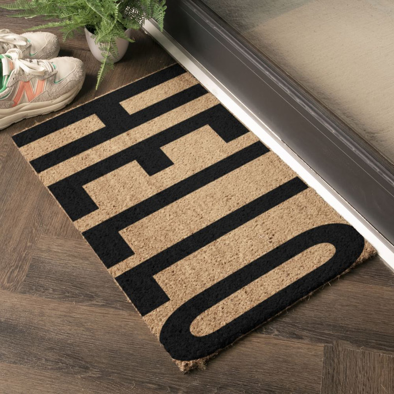 Bayles Area Rug, Black/Yellow