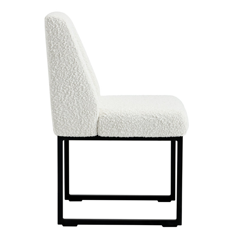 Markque Upholstered Dining Chair,  White