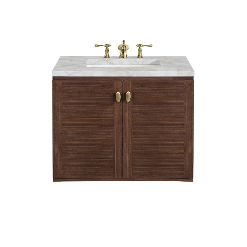 Amberly 30'' W Single Vanity, Victorian Silver, 8" Widespread, 30"