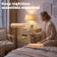 Modern Floating Nightstands Set of 2 Wall-Mounted Bedside Tables White Ribbed 2-Drawer 40x30x27.6cm No Legs-1982352522