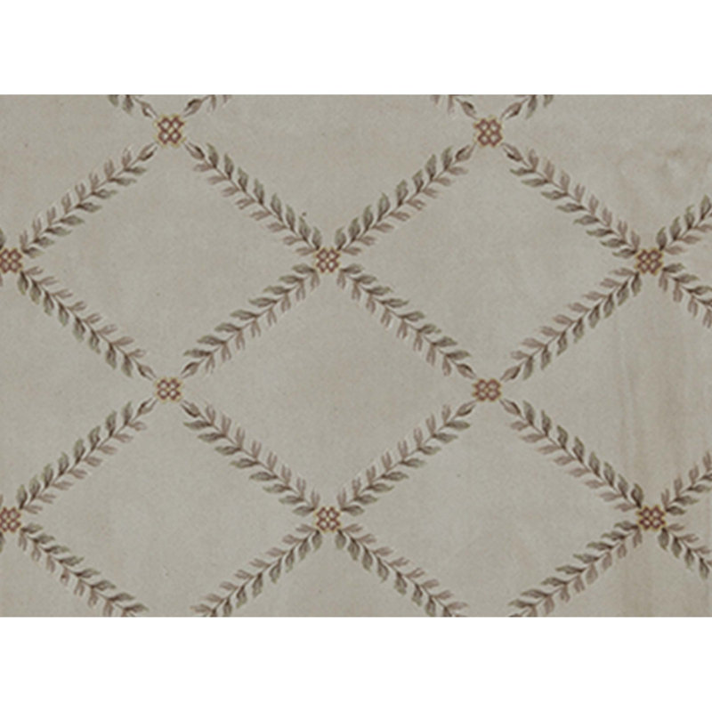 Hand Knotted Area Rug in Ivory