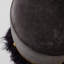 Leather Ostrich Fluff Pouf-2048786898