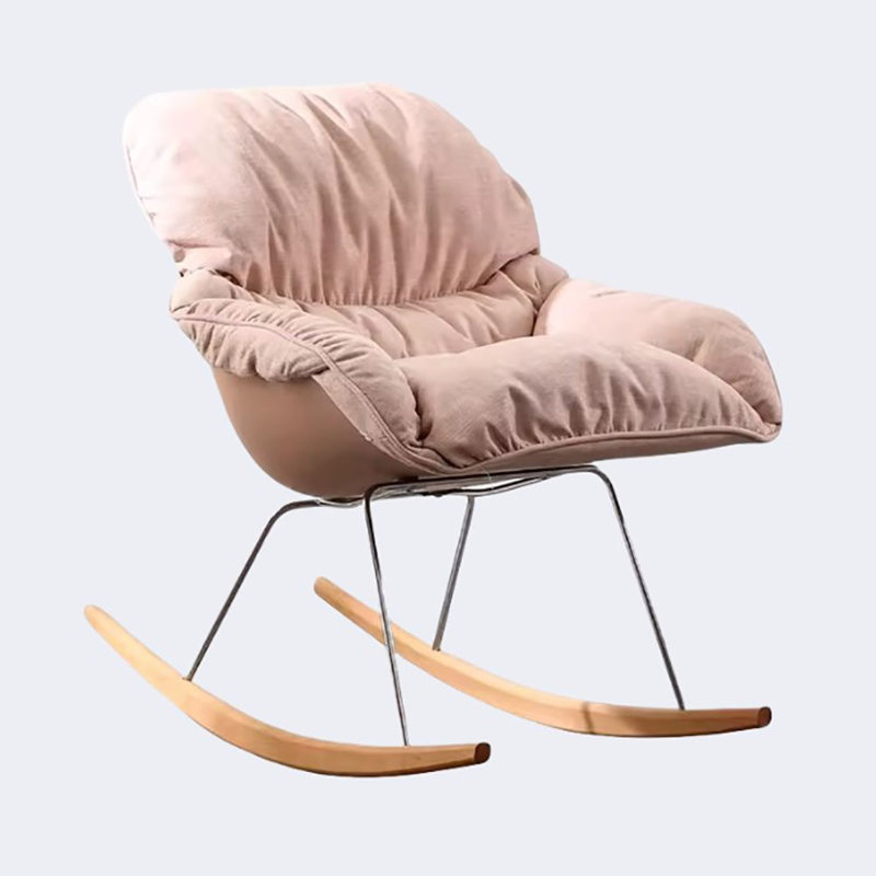 Chaise à bascule, Rose