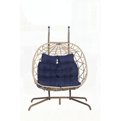 Hammock Egg Chairs with Stand Hanging and UV Resistant Cushions