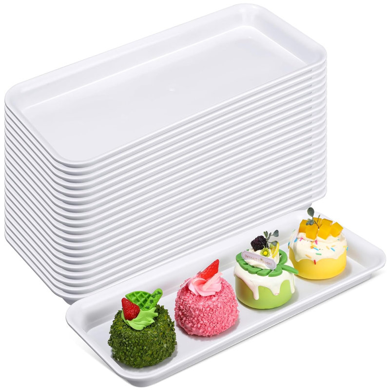 Plateau de service pour fêtes, plateau de service, 20 pièces