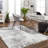 Parmelee Abstract Polyester Area Rug in Gray-1343155400