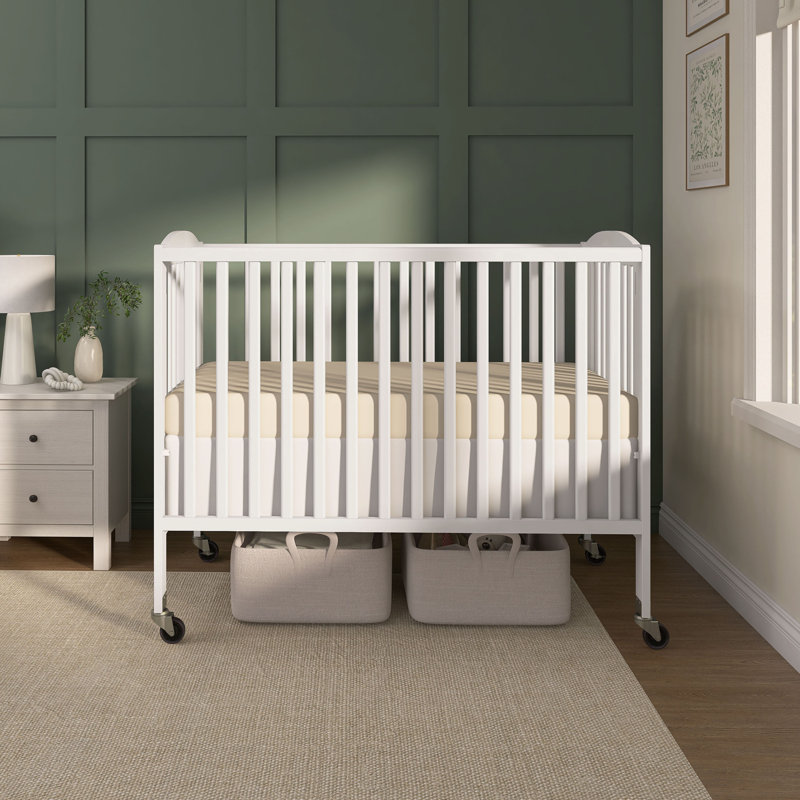 Lit de bébé pliable Dream On Me, Blanc