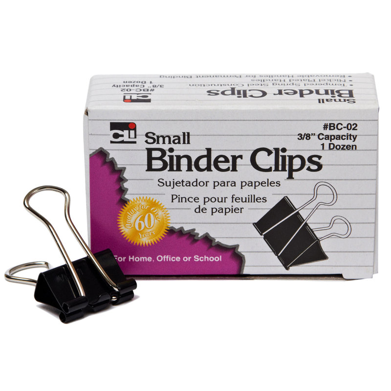 Ensemble de pinces à reliure
