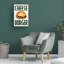 "Cheese Burger" sur toile par RetroPlanet, art textuel-1731174187