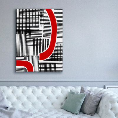 «Red Interrupted I» par Regina Moore